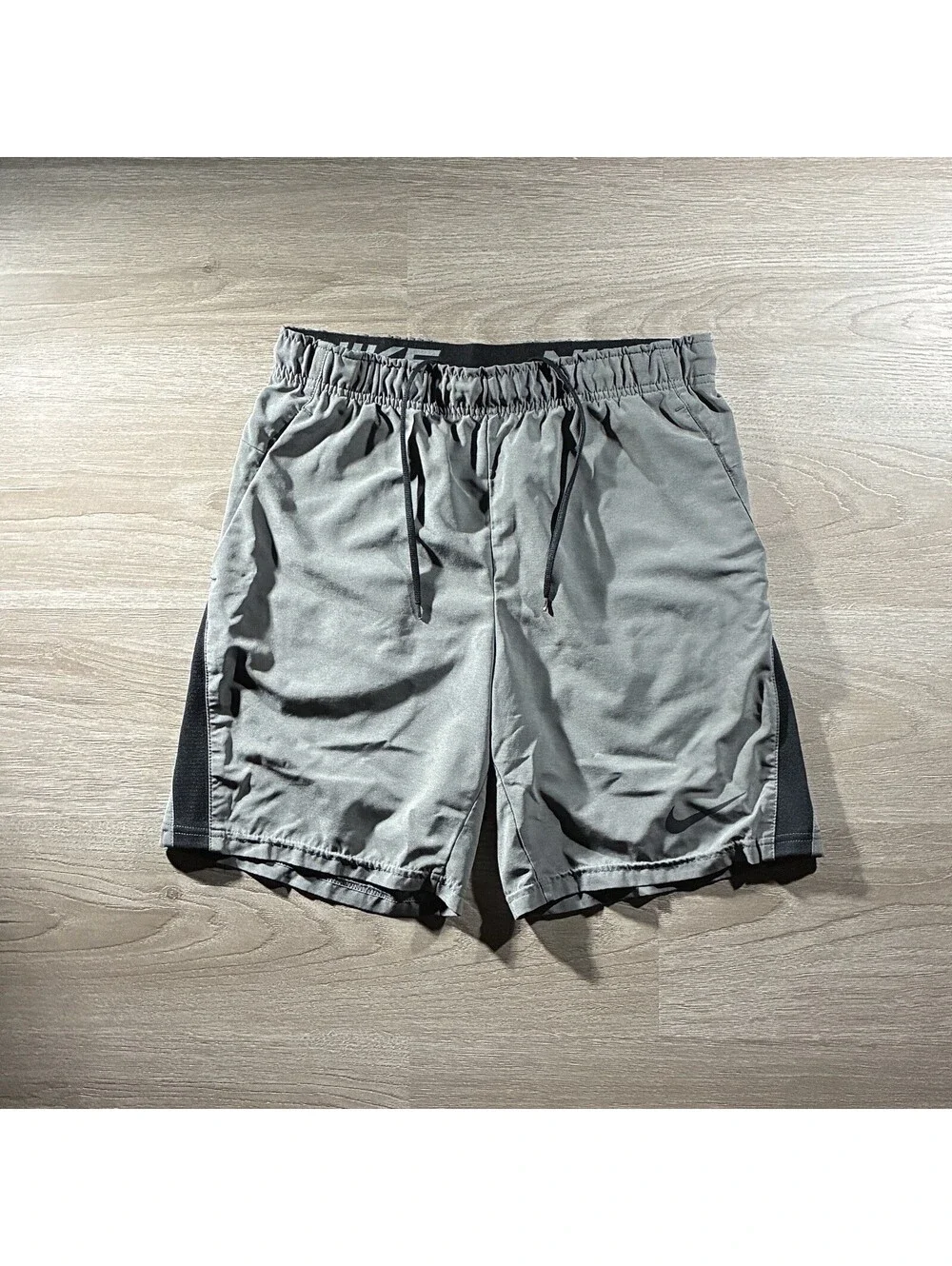 Nike Men's Small Dri-FIT Flex Training Shorts Grey Athletic Gym Running Workout